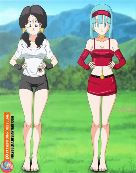 Videl slid under the covers as Goku opened the door. Very large blue eyes bugged form Bulma's face- Goku had inexplicably answered the door without clothes. Videl only shook her head- However, Bulma found her tongue after a moment, "Well Son-Kun- go get your pants on!" with that Bulma tuned her and practically ran from the room! A/N: Merry ... 